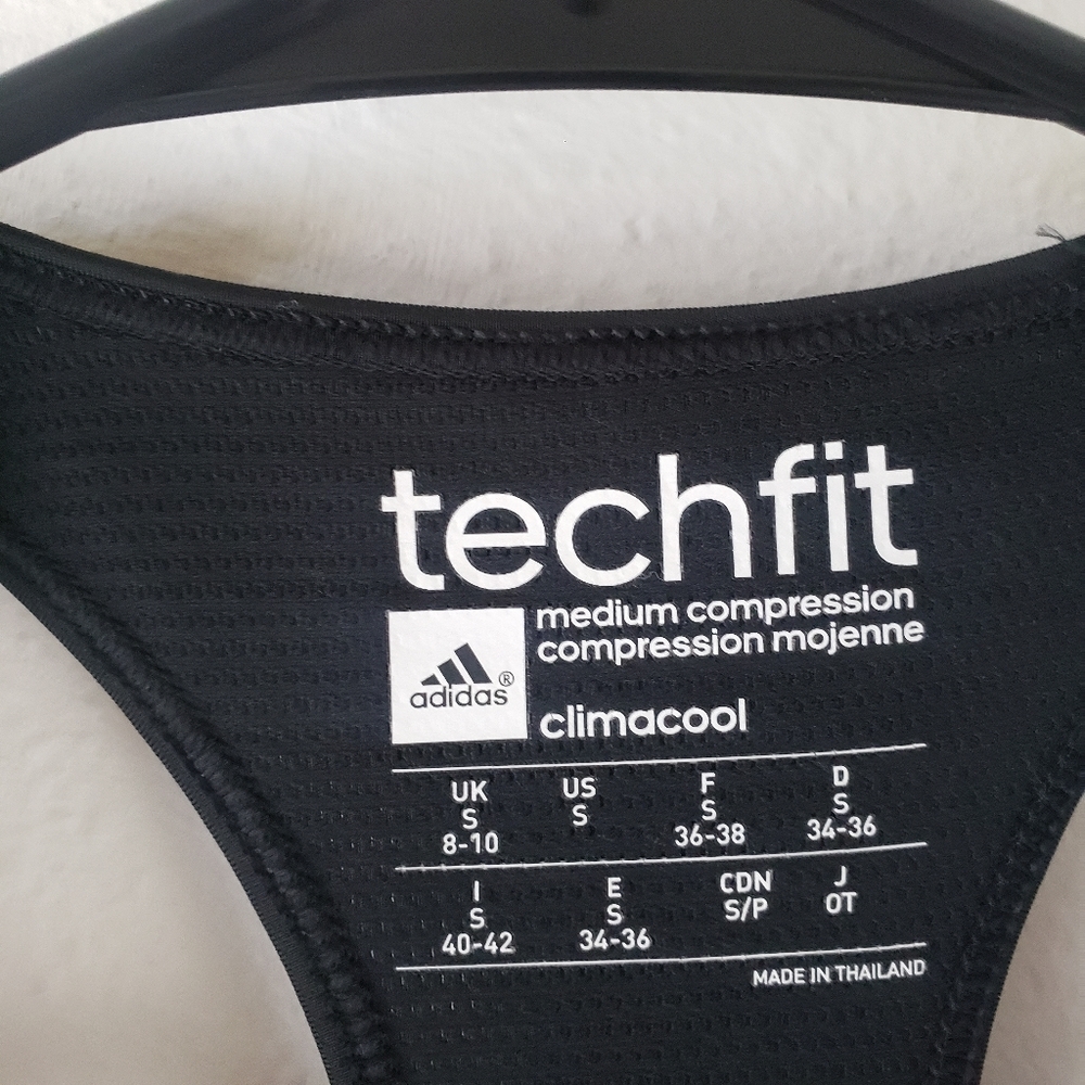 S O L D Adidas Techfit Climacool Sports Bra sz S - Picture 8 of 8
